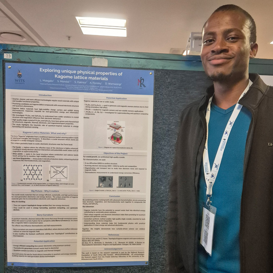 Lethabo Makgato , Faculty of Science Innovation Day Lethabo Makgato , Faculty of Science Innovation Day